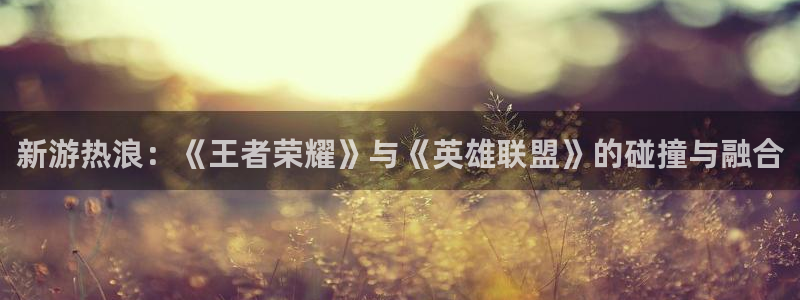 辉达娱乐注册服务条款：新游热浪：《王者荣耀》与《英雄联盟》的